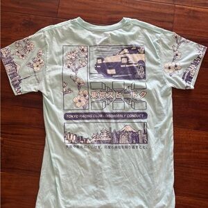 Fresh Laundry Mint Graphic Racing Tee Men's L